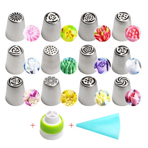 14 Piece Flower Frosting Nozzles Set